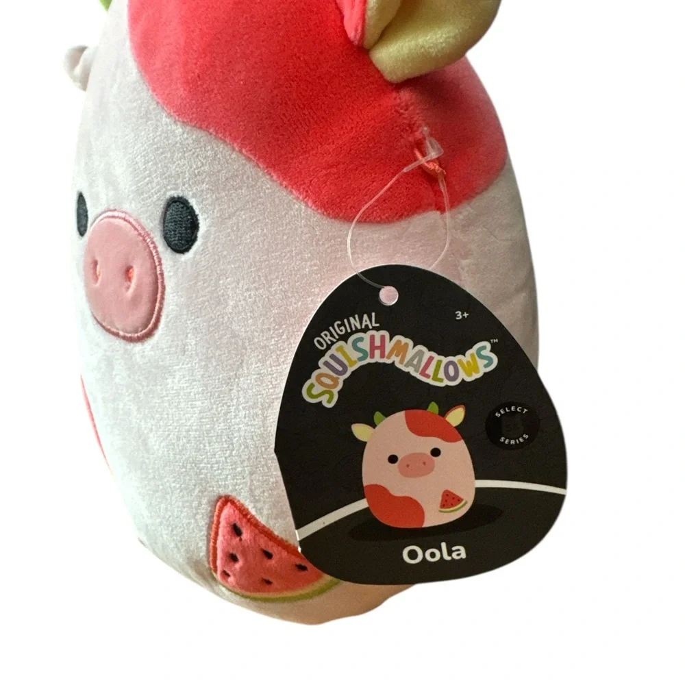 Squishmallows Original 8-Inch Oola Watermelon Cow Official Jazwares‎